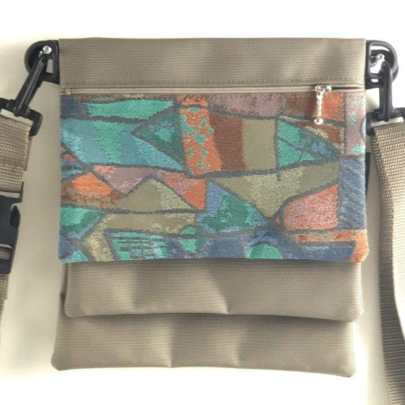 B123 Medium Connectables® Set in Vintage Fabrics with 1" wide convertible strap