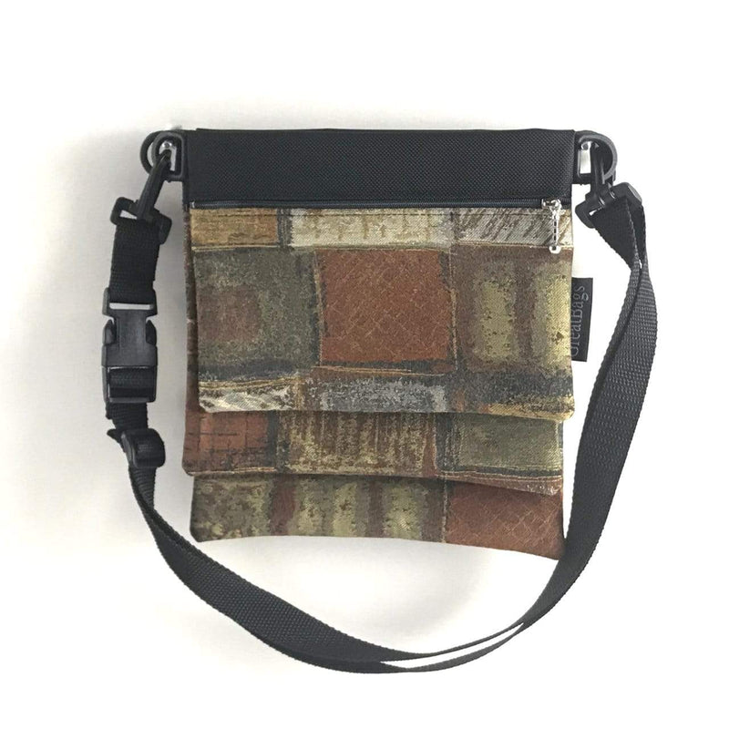 B123 Medium Connectables® Set in Vintage Fabrics with 1" wide convertible strap