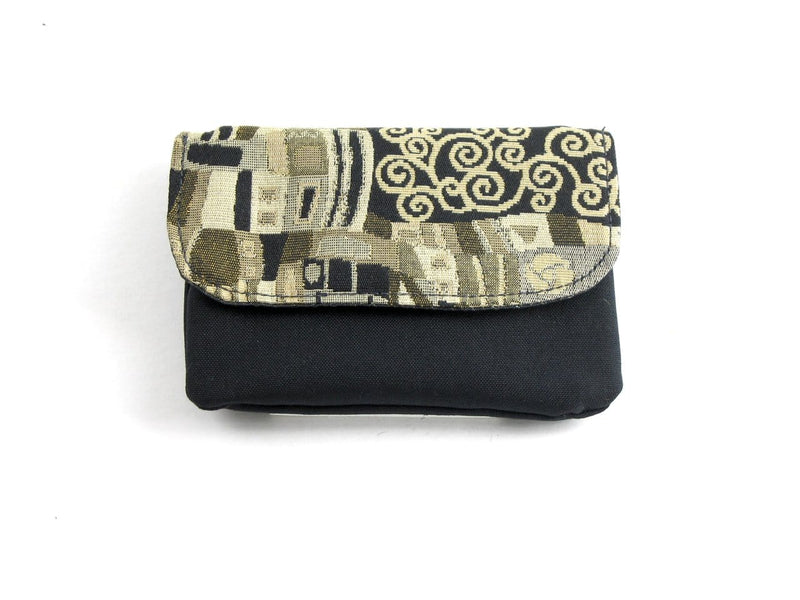 Medium Fabric Clutch Flap Wallet CW