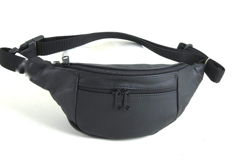 Small Leather Fanny Pack FP - solid colors