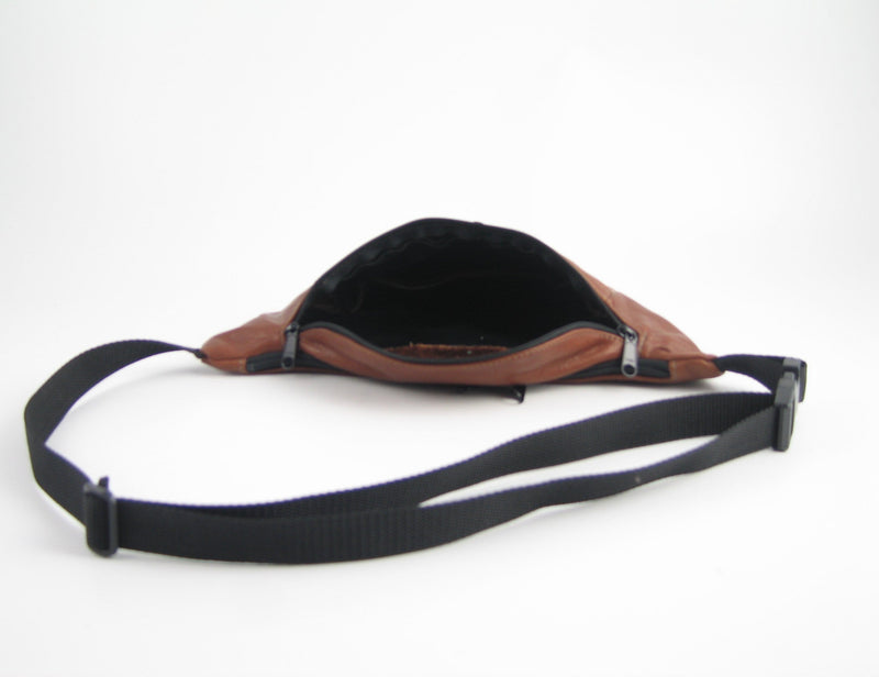 Small Leather Fanny Pack FPJ - with accent leathers