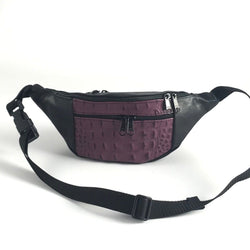 Small Leather Fanny Pack FPJ - with accent leathers