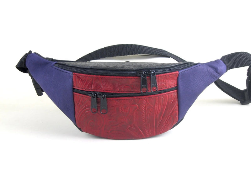 Small Leather Fanny Pack FPJ - with accent leathers