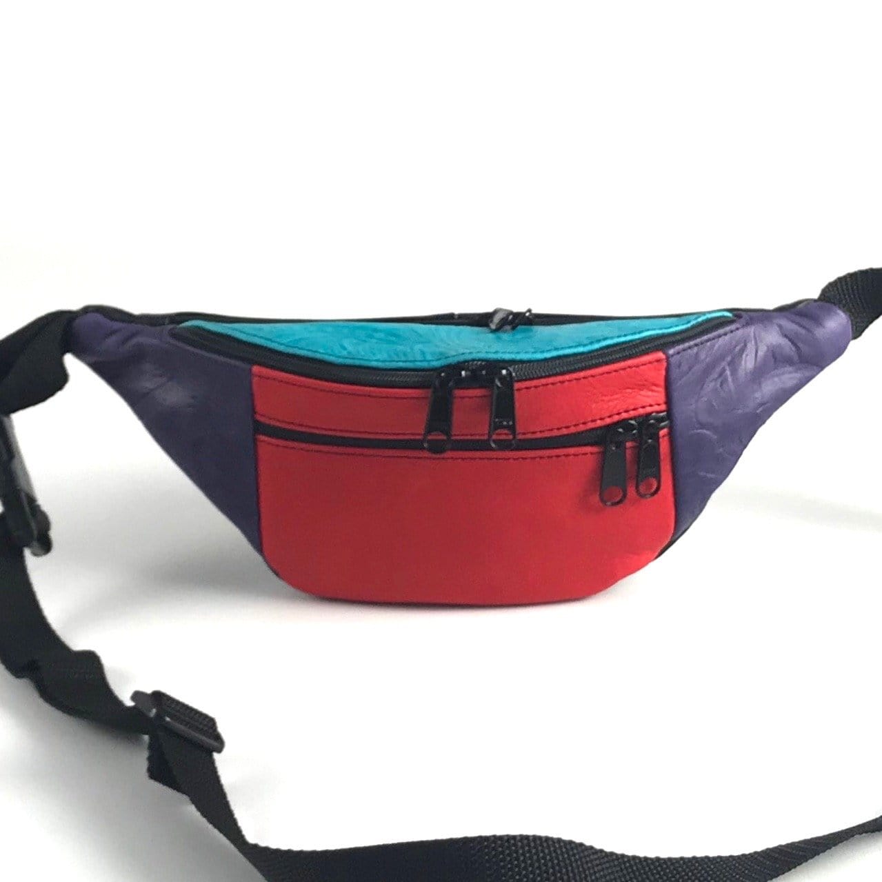 Small Leather Fanny Pack FPJ - with accent leathers