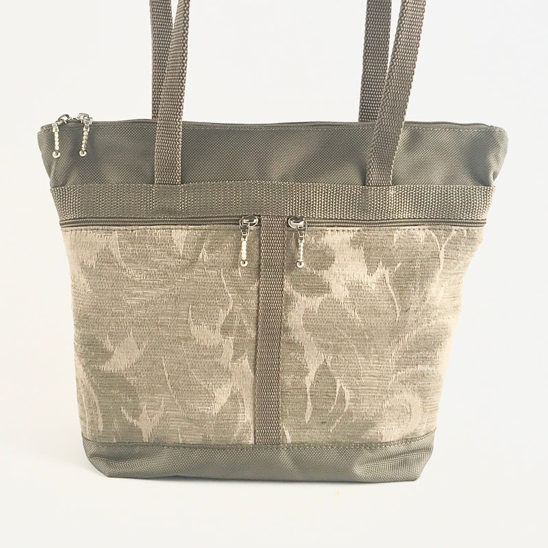 Large Tote Bag in Khaki Nylon #L