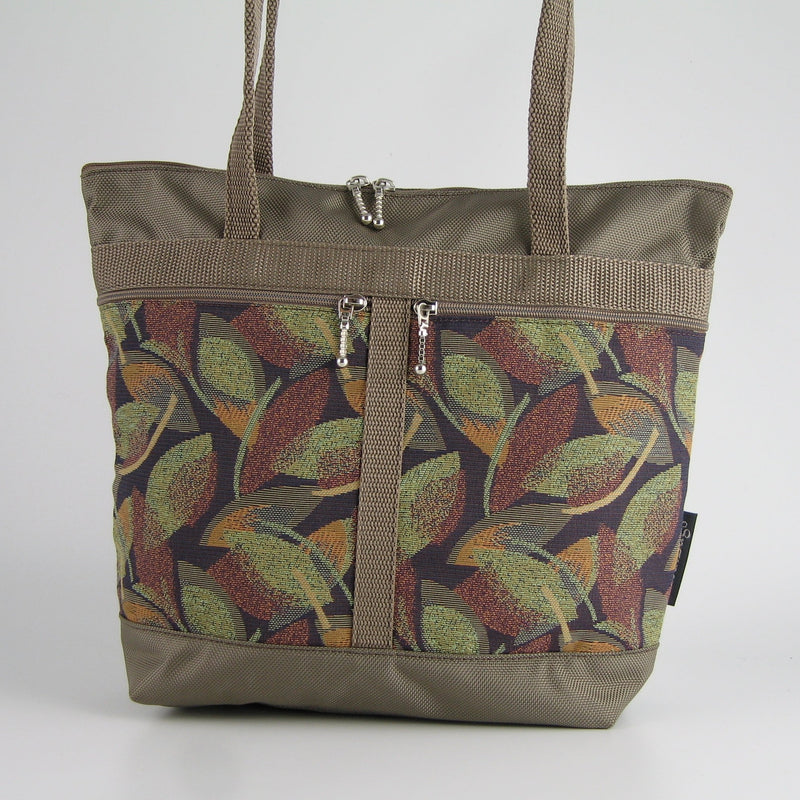 Large Tote Bag in Khaki Nylon #L