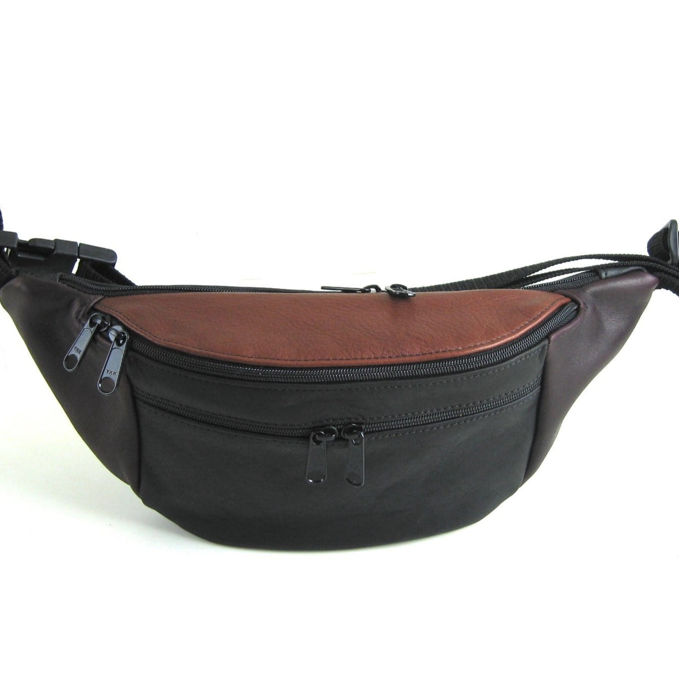 Extra Large Leather Fanny pack with Accent - XFPJ