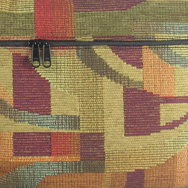 B969 Vintage Fabric Large Side Entry Backpack in Black Nylon