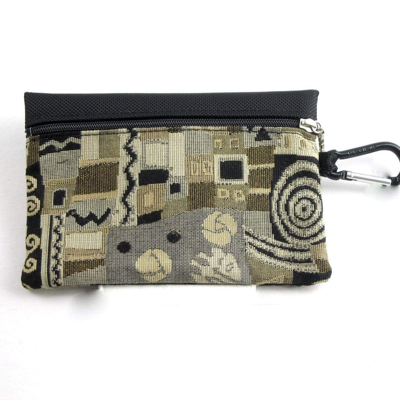 Two zipper medium organizer pouch with clear window - T36ID