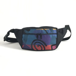 New - Our Large Fanny pack in Fabric with Tapestry Accent Pocket- TLFP