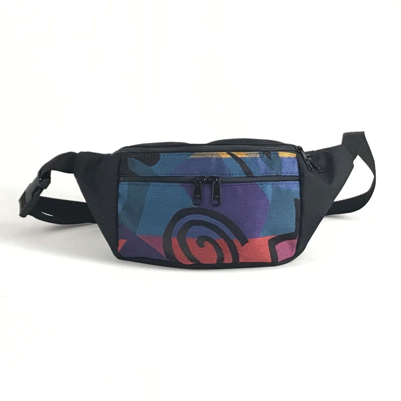 Extra Large Fabric Fanny pack with Tapestry Accent Pocket- TXFP