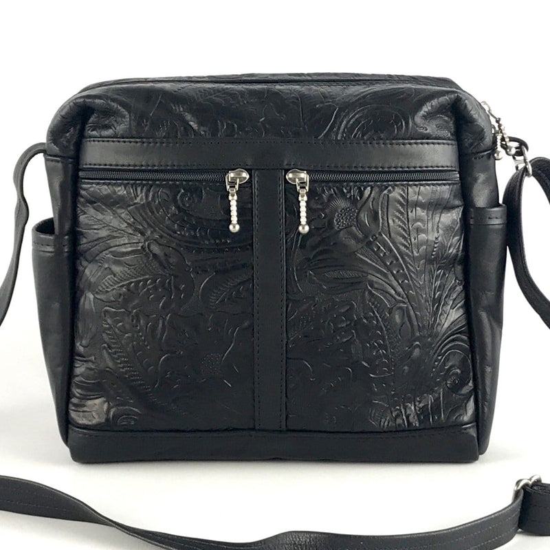 Leather Messenger Bag Cross-body Organizer Purse V106