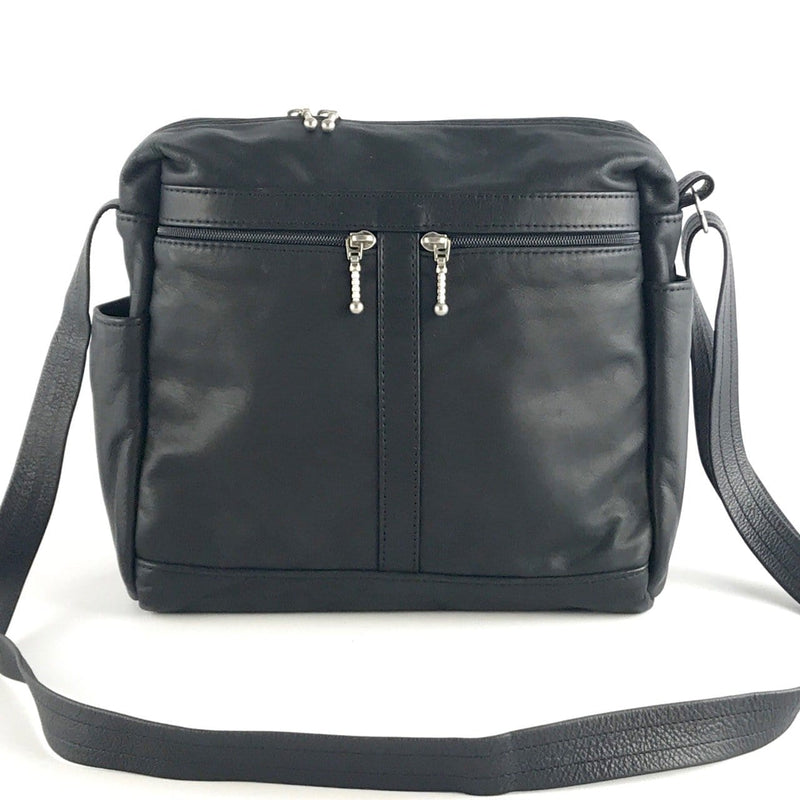 Leather Messenger Bag Cross-body Organizer Purse V106