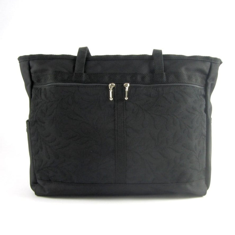 ZZ:	Boxy Laptop Tote w/ 2 open end pockets